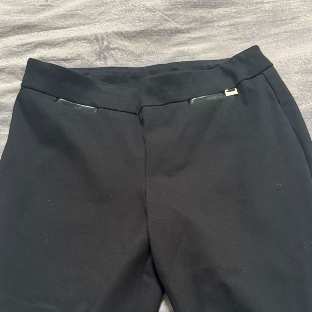 Anne Klein Stretchy Black Dress Pants, large